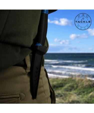 Pro Tackle Fishing Knife with Sheath & Belt Clip | Universal Anti-Slip Handle - Ultimate Angler's Tool - Buy Online on GoSupps.com