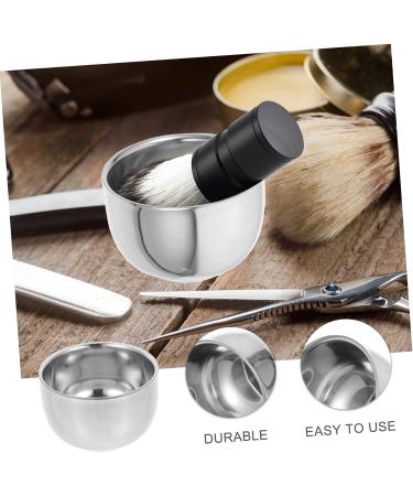 Luxury Minkissy 3-Piece Metal Shaving Set - Bartbrush Bowl Razor Cup & Tools | Premium 304 Stainless Steel Wet Shave Gift for Men - Buy Online on GoSupps.com
