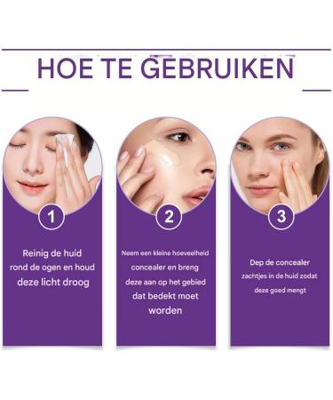 Sulxyi Full Coverage Concealer Cover Stick Makeup Liquid Concealer 75ml Full Coverage Formula Targeted Dark Circles Treatments Brightening Effect Creamy Finish for Women Girl C White Refer to the Description - Buy Online on GoSupps.com