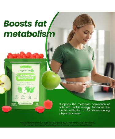 NUTRAJOY Apple Cider Vinegar Gummies B12 Multivitamin ACV Supplement Gummy Vitamins Vegetarian Supplement for Women & Men Non GMO Support Normal Energy Levels & Gut Health 60 Gummies (60) - Buy Online on GoSupps.com