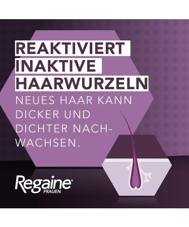 Regaine Women Solution 20 mg/ml Minoxidil for Hereditary Hair Loss | Stimulates New Hair Growth | 60ml (1 Pack) - Buy Online on GoSupps.com