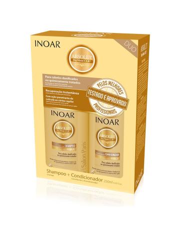Inoar Professional Duo Absolut DayMoist Hair Care Hair Treatment System (250ml x 2) - Inoar