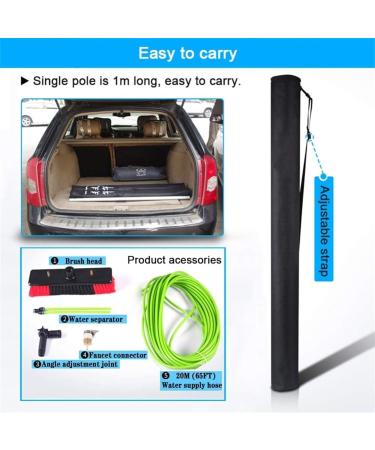 Window Cleaning Pole Water Fed Telescopic Brush Extendable Cleaner Conservatory Roof Photovoltaic Panel Cleaning Tool/Rod/Brush Head (Color : 4m Rod Size : 50Cm Brush Head) (4m Rod 30Cm Brush 4m Rod 30Cm Brush Head - Buy Online on GoSupps.com