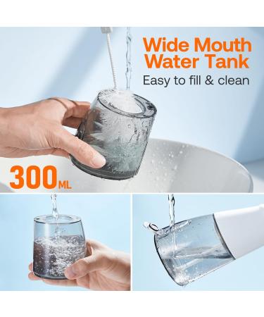 Buy Bitvae Cordless Water Flosser | 6 Jet Tips 3 Modes for Ultimate Oral Care | Ultra-Fine 0.06mm Water Stream | International Shipping Available - Buy Online on GoSupps.com