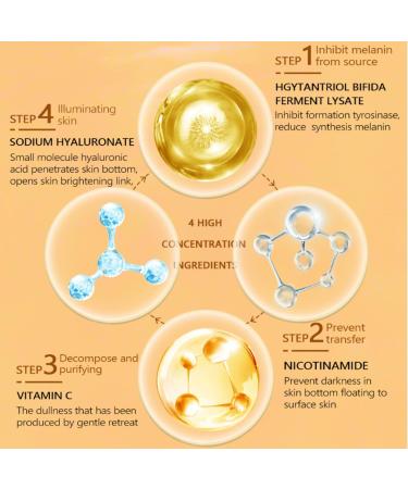 Vitamin C Serum - Vitamin C Serum for Face - Face Serum for Women - Hydrating Serum with Hyaluronic Acid & Vitamin E - Brighten & Plump Skin - Anti Aging & Wrinkle Face Serum 50ml - Buy Online on GoSupps.com