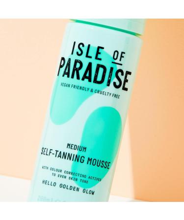 Isle of Paradise Tinted Self Tanning Mousse Medium - Best Self Tanner for Natural Glow | Fast Shipping Worldwide - Buy Online on GoSupps.com