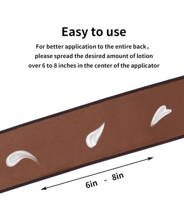 Molain Lotion Applicators for Your Back Apply Lotion to Back Easily Back Buddy Lotion Applicator for Back Self Applicator Work with Self Tanning Mitt When Apply Tanning Lotion coffee - Buy Online on GoSupps.com