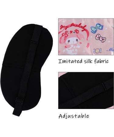 Cartoon Kitty Cat Sleep Eye Mask - 100% Blackout Blinders for Women - Pink - Buy Online on GoSupps.com