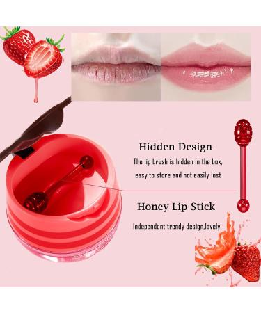 Lip Mask Lip Sleeping Mask Overnight Strawberry Lip Masks Skincare Lip Oil Lip Moisturiser for Dry Chapped Peeling Cracked Lips Fades Lip Lines Lip Balm Locks In Moisture Lip Care - Buy Online on GoSupps.com