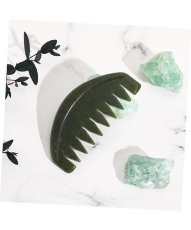 Beavorty 2-Piece Portable Jade Ridge Brush Set | Scalp Massage & Natural Hair Care Gua Sha - Ideal for Women - Buy Online on GoSupps.com