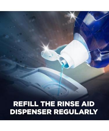 Finish Dishwasher Rinse & Shine Aid | For Drier Glasses and Spot Prevention | Pack of 5 400ml each | Packaging May Vary - Buy Online on GoSupps.com
