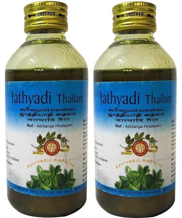 Vaidya Pharmacy (AVP) Jatyadi Tail/Jathyadi Thailam 200 ml (Pack of 2) - Buy Online on GoSupps.com