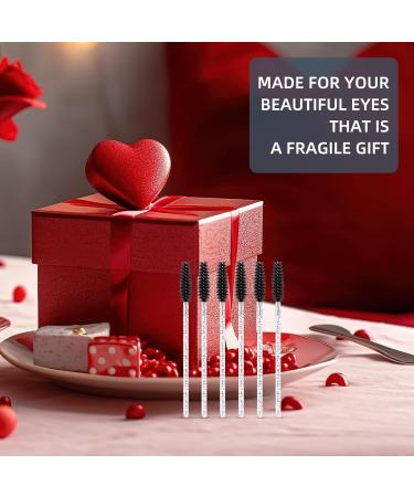 Obidodi 100 Pcs Brush Mascara Wands Eyelash Brush Pack Applicator Eyebrow Brush Eyelash Mascara Brushes for Lash Extensions Eyebrows Contouring and Makeup (Black) 10cm/3.93inch - Buy Online on GoSupps.com