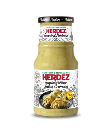 Herdez Creamy sauce with roasted POBLANO CHILI 434g
