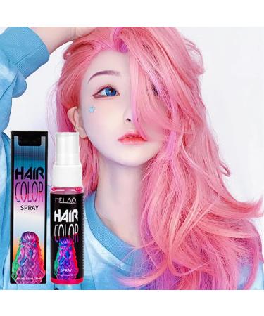 Pink Hair Dye - Hair Colour Spray - Barbie Pink Temporary Coloured Hair Spray - Pink Coloured Hair Spray - Semi Permanent Hair Dye Spray - Instant Styling Semi-Permanent Hair Colour Spray - Buy Online on GoSupps.com