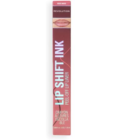 Revolution Lip Shift Ink Peel Off Lip Liner Stain Liner l vres longue tenue fini mat Vegan Rose Inked 1.8 ml 1.8 ml (Lot de 1) Rose Inked - Buy Online on GoSupps.com