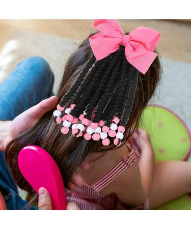 Bowknot Braided Ponytail Colored Braids Hair Extensions with Rubber Bands and Beads Ponytails Hair Bows Synthetic Hairpieces for Women Girls Party Highlights Cosplay Dress Up - Buy Online on GoSupps.com