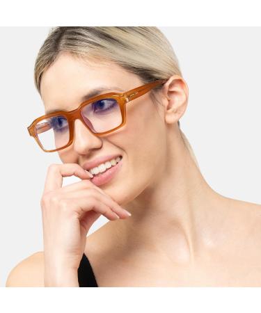 HERLING Elinor BlueBlock Blue Light Glasses - Stylish Acetate & Crystal Protection for Eye Comfort - Buy Online on GoSupps.com