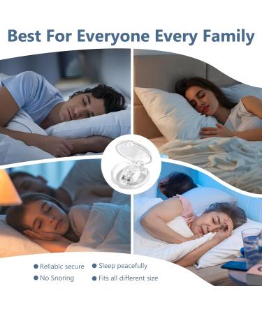 Effective Anti Snoring Devices - Sleep Clips 8pcs Silicone Magnetic Nose Clip for Quieter Sleep & Snore Relief - Buy Online on GoSupps.com