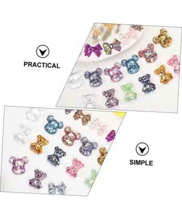 SOESFOUFU 3 Manicure Tools Transparent Nail Color Displaying Tool Cute Nail Color Displaying Tool Nail Art Tool Nail Tools Cute Nail Color Display Tool Bow Tie Polishing Plate - Buy Online on GoSupps.com