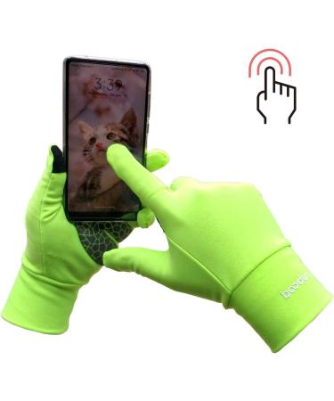 BOODUN Light Sports Gloves | Unisex Touchscreen Running & Walking Gloves | Anti-Slip Warm Fitness Gloves for Men & Women | S/M Green - Buy Online on GoSupps.com