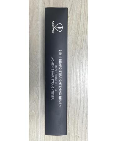Ceenwes 3 in 1 Professional Beard Straightener with Beard Oil & Balm - Portable Hair Straightener Brush for Men & Women - Beard Straightening Comb Gift - Buy Online on GoSupps.com