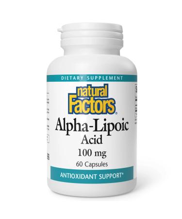 Natural Factors Alpha-lipoic Acid 100mg Capsules 60-Count