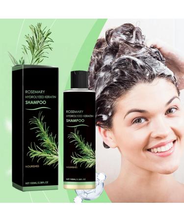  BRVLY Rosemary Shampoo with Hydrolyzed Keratin - Rosemary Hair Growth Shampoo for Women Shampoos for Men and Women Travel Size (3) - Buy Online on GoSupps.com