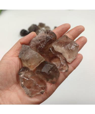 1pc Natural Smoky Raw Rough Stone Quartz Crystal Specimen Reiki Home Decoration Real Crystals kaixun - Buy Online on GoSupps.com