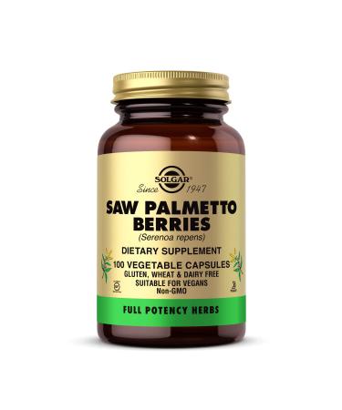 Solgar Saw Palmetto Berries 100 Vegetable Capsules - Buy Online on GoSupps.com
