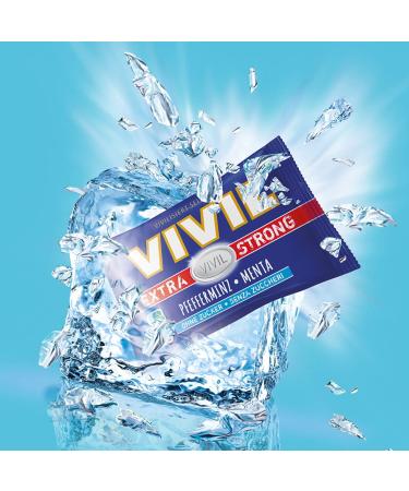 Buy Vivil Extra Strong Peppermint Pastilles - Sugar-Free & Vegan 5x3 Pack (15x25g) - International Shipping Available - Buy Online on GoSupps.com