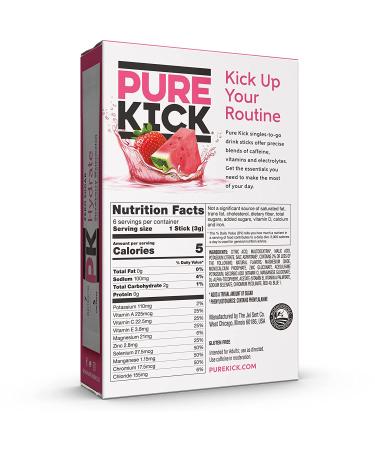 Pure Kick Strawberry Watermelon Hydration Singles To Go Drink Mix - 72 Packets - Buy Online on GoSupps.com