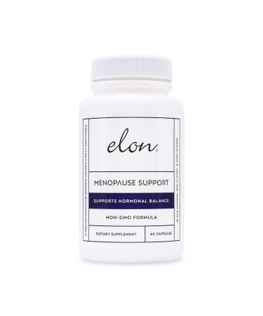 Elon Menopause Supplement for Women  Menopause Relief Supplement for Hot Flashes Mood Swings & Sleep Problems Non-GMO Estrogen Supplement for Women w/Black Cohosh & Dong Quai (60 Capsules)