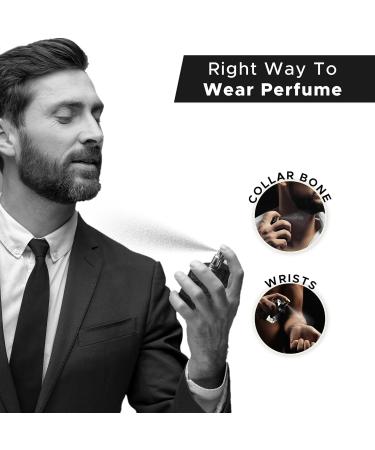 The Man Com.pany Black Edt Perfume For Men - 50Ml Premium Long Lasting Fragrance Spray Gift For Him - Fresh - Buy Online on GoSupps.com