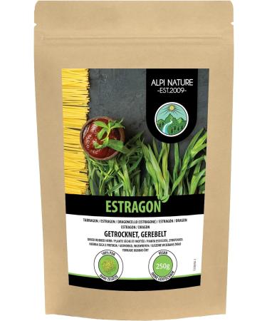 Dried Tarragon Leaves 250g - 100% Pure and Natural for Spice Mixtures - Buy Online on GoSupps.com