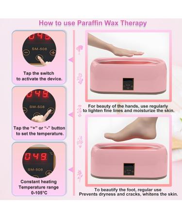  JOJOCOSMO Paraffin bath for hands and feet 5 L paraffin bath paraffin bath for hands and feet for spa hydrating - Buy Online on GoSupps.com