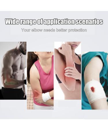 Esncddym Elbow Compression Sleeve Tennis Elbow Strap Antislip Elbow SleevePadded Forearm Brace Reusable Exercise Supplies for Gym Training Baseball Pitching - Buy Online on GoSupps.com