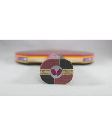 Butterfly Nakama S-5 Table Tennis Racket | ITTF Approved Carbon Paddle with Thick Sponge & Rubber Layer | Includes 2 Ping Pong Balls - Buy Online on GoSupps.com