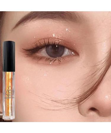 Liquid Shimmer Eyeshadow | Eye Shadow Eye Makeup Brilliant Gel Highlighter Shimmer Shadow Brighten Eyes Make Up 04# - Buy Online on GoSupps.com