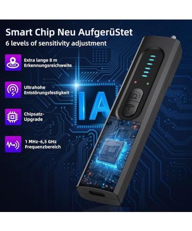 Hidden Camera Detector, Hidden Camera Detector, Bug Detector, 6 Sensitivity Levels, 4 Modes Camera Finder Detector, Anti Spy Camera Detector, Protect Your Privacy, for Hotel, Office, Travel - Buy Online on GoSupps.com