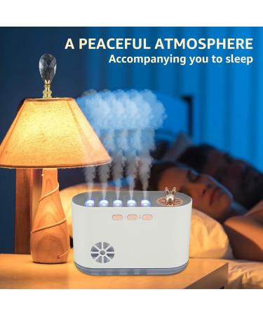 Essential Oil Diffuser with Music Sync | 700ml Colorful Humidifier for Home & Office - Buy Online on GoSupps.com