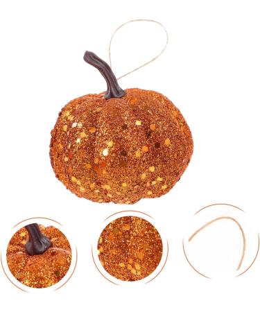 IMIKEYA 10pcs Foam Pumpkin Mini Artificial Pumpkins Mini Pumpkins Glitter Pumpkins Small Pumpkin Decor Small Artificial Pumpkins Harvest Pumpkins Fall Decor Powder Little Pumpkin Orange 6.3CM - Buy Online on GoSupps.com