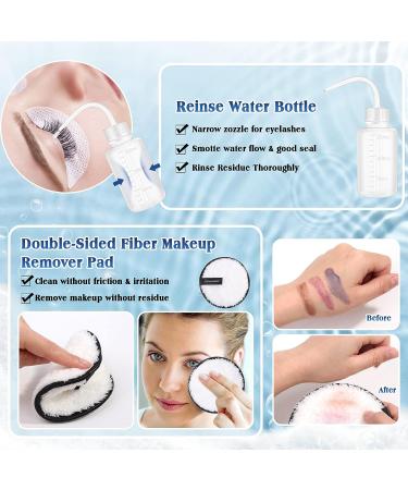 100ml Lash Shampoo Kit for Extensions - Eyelash Cleanser with Rinse Bottle, Brushes, Remover Pad - Ideal for Beginner Home Salon Use - Buy Online on GoSupps.com