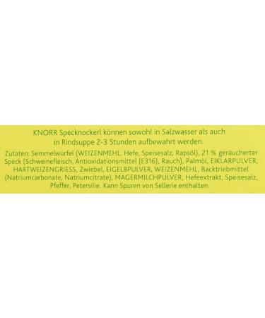 Knorr Specknockerl - Authentic Pre-Formed Bacon Dumplings 2.5kg | International Shipping Available - Buy Online on GoSupps.com