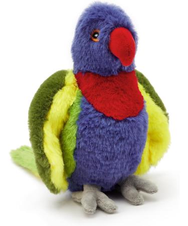 Zappi Co Rainbow Lorikeet Plush Toy - 21 cm Eco-Friendly Newborn Gift - Buy Online on GoSupps.com