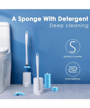 Dewedrt Disposable Toilet Cleaning System Disposable Toilet Flushable Refill Brush Flushable Refills - 48 Refills - Buy Online on GoSupps.com