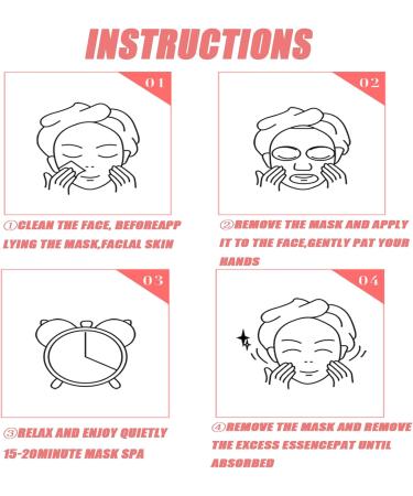 EHIOG Hydrating Face Masks Skincare Rose Mask Sheet Hydrating Soothing Moisturizing Revitalizing Facial Mask Sheet Skincare Hydrating & Nourishing face masks Improves Skin Face Care(25g) - Buy Online on GoSupps.com
