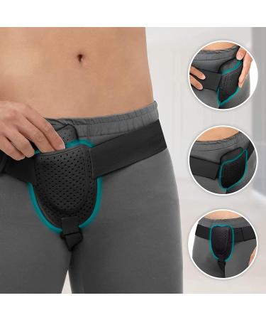 Samnuerly Inguinal Hernia Belts for Men & Women | Adjustable Post-Operative Supporters - Buy Online on GoSupps.com
