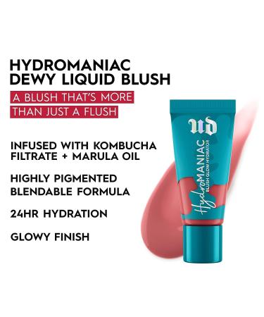 Urban Decay Hydromaniac Dewy Liquid Blush - Wrecked (Dusty Rose) 0.5 Fl. Oz | Vegan Cheek Tint with Kombucha & Marula Oil - Buy Online on GoSupps.com