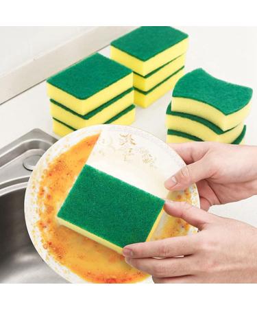 Scouring Pad Sponge Multi Functional Convenient Scrub Sponges High Density Effective for - Buy Online on GoSupps.com